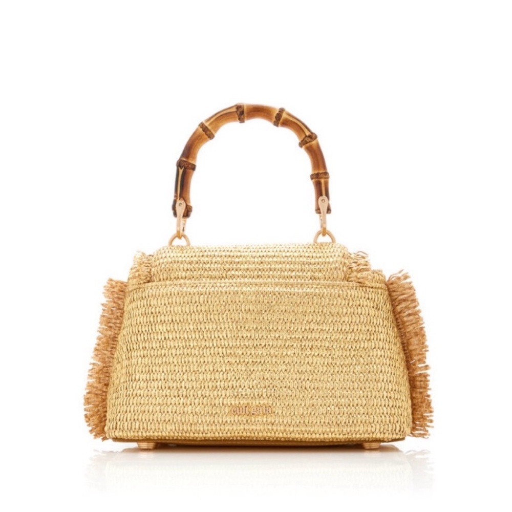cult gaia Mini Ozzy Top Handle Bag - Gold - Picture 2 of 5